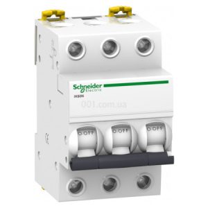 Автоматичний вимикач iK60N 3P 63 А хар-ка C, Schneider Electric