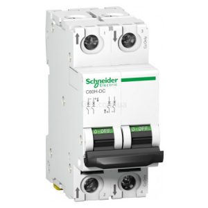 Автоматичний вимикач C60H-DC =500В 4А 2Р хар-ка C, Schneider Electric