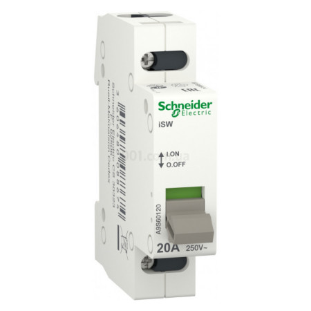 Вимикач навантаження iSW 1P 20A, Schneider Electric