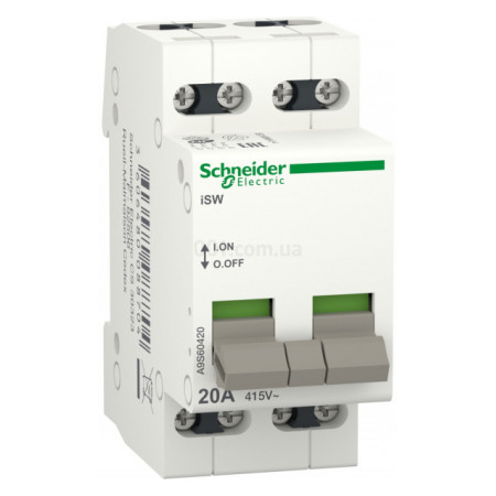 Вимикач навантаження iSW 4P 20A, Schneider Electric