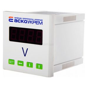 Вольтметр цифровий 600В (AC) 72×72 мм (ЦВ-7), АСКО-УКРЕМ