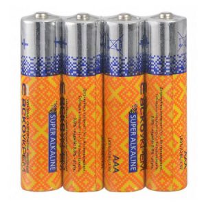 Батарейка лужна AАА.LR03.SP4, типорозмір AAA упаковка shrink 4 шт., АСКО-УКРЕМ