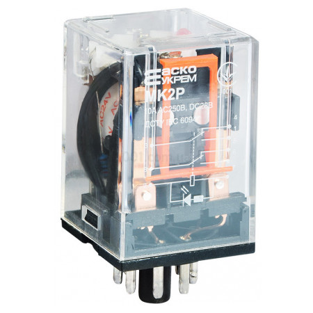 Реле проміжне МК2Р (10А 24В AC), АСКО-УКРЕМ