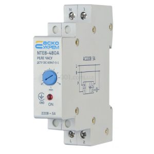 Реле часу NTE8-480A затримка відключення 30-480 с, АСКО-УКРЕМ