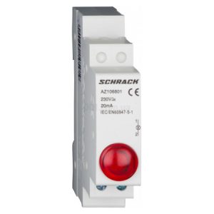 Індикатор модульний LED червоний 230В AC, SCHRACK (Австрія)
