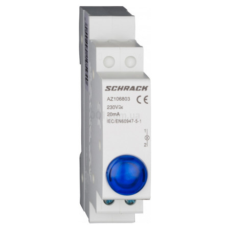 Індикатор модульний LED синій 230В AC, SCHRACK (Австрія)