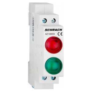 Індикатор модульний LED червоний/зелений 230В AC, SCHRACK (Австрія)