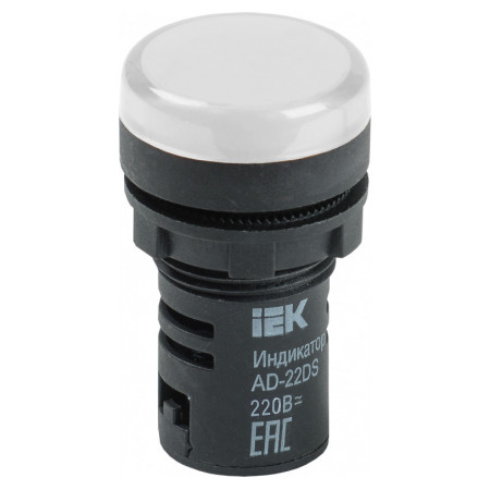 Лампа AD-22DS LED-матриця d22 мм біла 230В AC, IEK