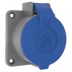 Розетка з заземленням станкова (PA6) 16А IP44, Bemis