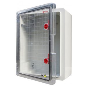 Корпус щита з монтажною панеллю пластиковий (ABS) 400×600×200 мм прозора кришка IP66, Bemis