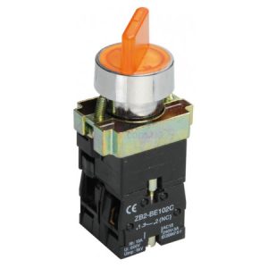 Перемикач LAY5-BK2565 2 положення жовтий, IEK