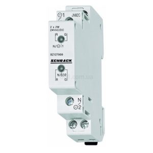 Індикатор модульний LED 110-240 В АС/DC червоний/зелений, SCHRACK (Австрія)