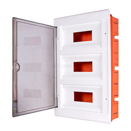 Корпус пластиковий 36-модульний e.plbox.stand.w.36 вбудовуваний, E.NEXT