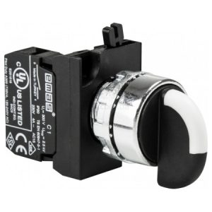 Перемикач на 2 положення без фіксації (1НВ) метал IP65 (серія CM), EMAS
