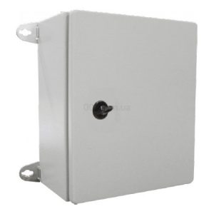 Корпус металевий e.mbox.industrial.p.30.25.15z IP66 з монтажною панеллю (300×250×150), E.NEXT