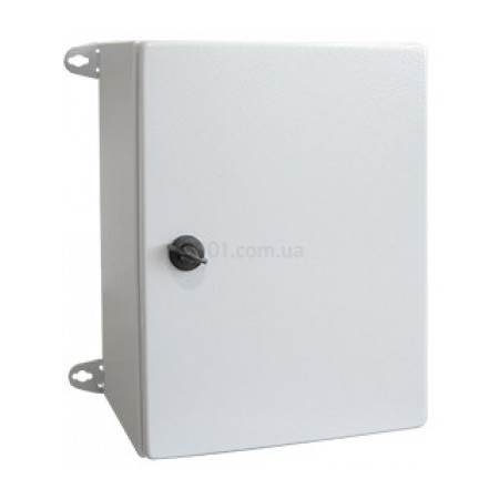 Корпус металевий e.mbox.industrial.p.45.35.25z IP41 з монтажною панеллю (450×350×250), E.NEXT