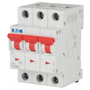 Автоматичний вимикач PL7-C10/3 3P 10 А х-ка C, Eaton