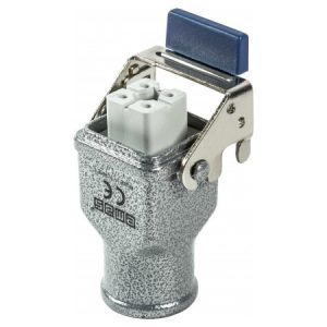 Корпус переносний з розеткою і металевим фіксатором (4 контакти), EMAS