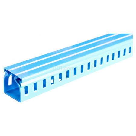 Короб пластиковий перфорований e.trunking.perf.stand.25.60 25×60мм блакитний 2м, E.NEXT