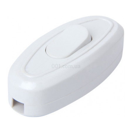 Перемикач на шнур 6А білий e.switch wires.6A.white, E.NEXT