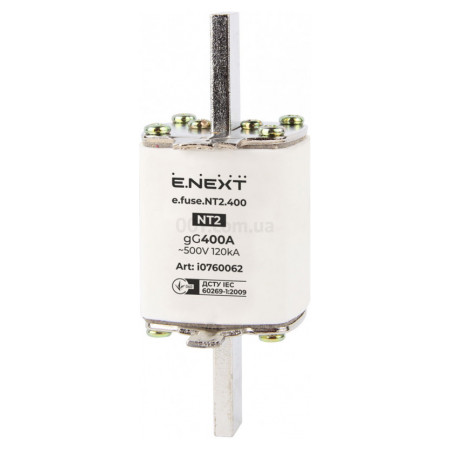 Запобіжник плавкий (вставка) e.fuse.NT2.400, 400 А габарит 2, E.NEXT