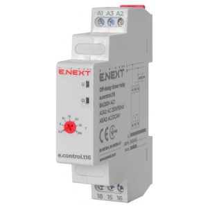 Реле затримки часу на відключення 0,3-30 с e.control.t16, E.NEXT