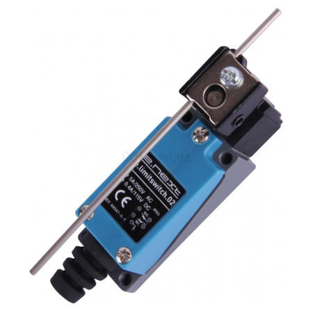 Вимикач кінцевий e.limitswitch.02 5А 1НВ+1НЗ важіль регульований по довжині, E.NEXT