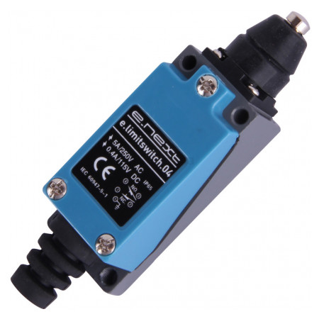 Вимикач кінцевий e.limitswitch.04 5А 1НВ+1НЗ штовхач, E.NEXT