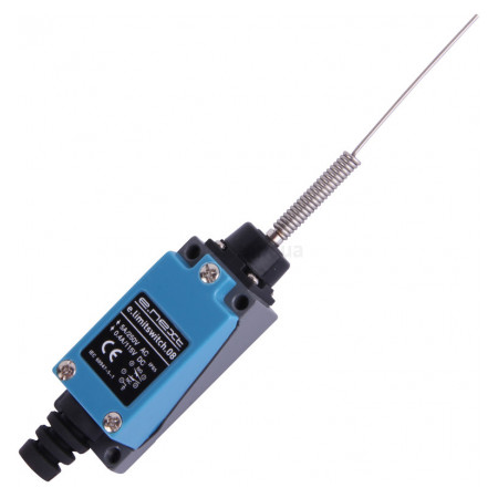 Вимикач кінцевий e.limitswitch.08 5А 1НВ+1НЗ важіль-ексцентрик зі стрижнем, E.NEXT