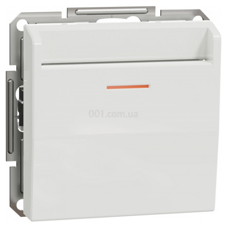 Вимикач картковий з ключем механічний Asfora білий БЕЗ РАМКИ, Schneider Electric