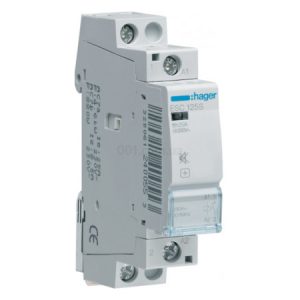 Контактор модульний безшумний ESC125S 25А 230В AC 1НВ, Hager