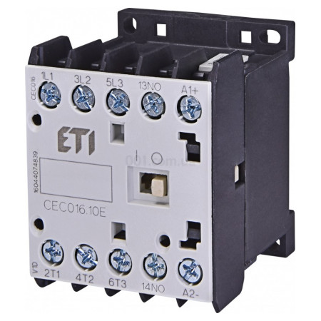 Контактор мініатюрний CEC 16.10 24V/DC 16A 7,5kW AC3, ETI