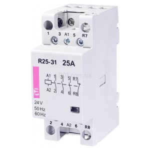 Контактор модульний R 25-13 25A 24V AC 1NO+3NC, ETI