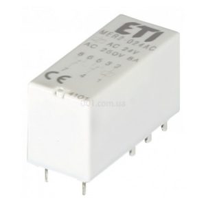 Реле електромеханічне мініатюрне MER2-024AC 2CO 24V AC (8А AC1), ETI