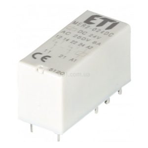 Реле електромеханічне мініатюрне MER2-024DC 2CO 24V DC (8А AC1), ETI