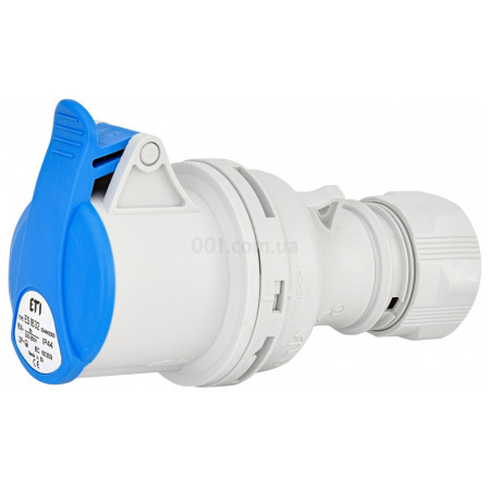 Розетка кабельна ES-1632 IP44 (16A, 230V, 2P+PE), ETI