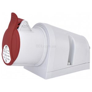 Розетка настінна EZ-3243 IP44 (32A, 400V, 3P+PE), ETI