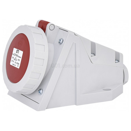 Розетка настінна EZH-1643 IP67 (16A, 400V, 3P+PE), ETI