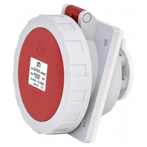 Розетка вбудовувана EEH-1653 IP67 (16A, 400V, 3P+N+PE), ETI