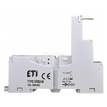 Цоколь ERB2-M тип M (для електромеханічних реле ERM2), ETI