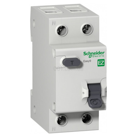Диференційний автоматичний вимикач EZ9 1Р+N/25А/30мА хар-ка С тип АС, Schneider Electric
