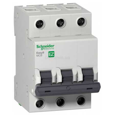 Автоматичний вимикач Easy9 3P 63А тип С, Schneider Electric