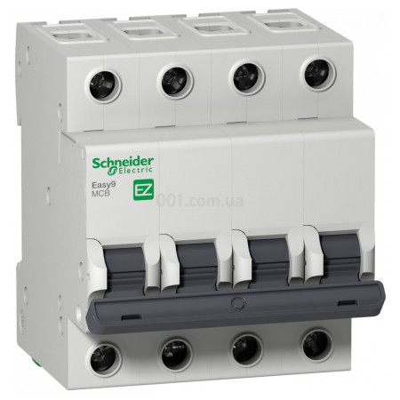 Автоматичний вимикач Easy9 4P 63А тип С, Schneider Electric
