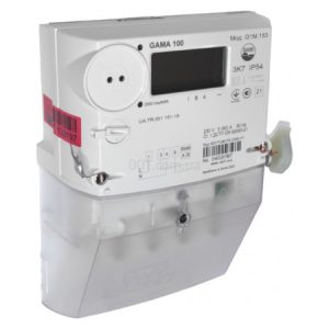 Лічильник електроенергії GAMA 100 G1M.153.220.F3.B2.P2.C300.V1 5(80)А 1-фазний багатотарифний клас 1.0, Elgama