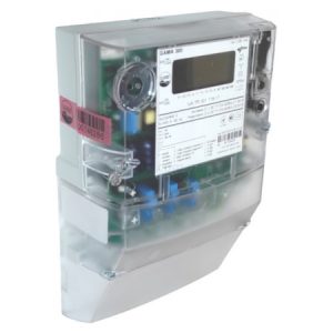 Лічильник електроенергії GAMA 300 G3B.144.230.F47.B2.P4.C311.A3.L1 5(100)А 3×220/380В багатотарифний клас 1.0, Elgama