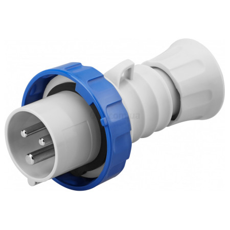 Вилка переносна IEC 309 HP 2P+PE 16A 230В IP67, GEWISS