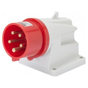 Вилка стаціонарна 90° IEC 309 HP 3P+N+PE 16A 400В IP44, GEWISS