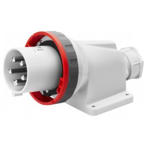 Вилка стаціонарна 90° IEC 309 HP 3P+N+PE 125A 400В IP67, GEWISS