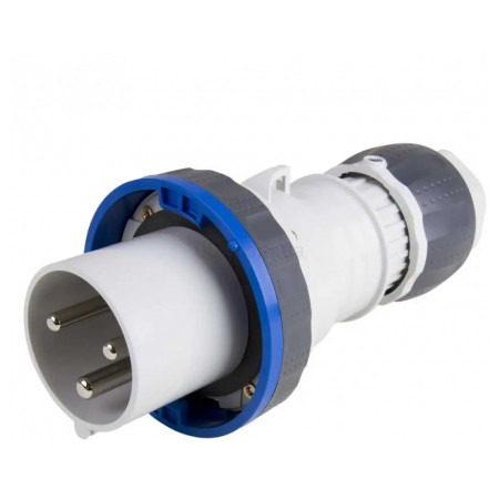 Вилка переносна IEC 309 HP 2P+PE 63A 230В IP67, GEWISS