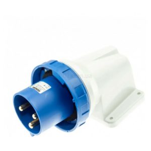 Вилка стаціонарна 90° IEC 309 HP 2P+PE 63A 230В IP67, GEWISS